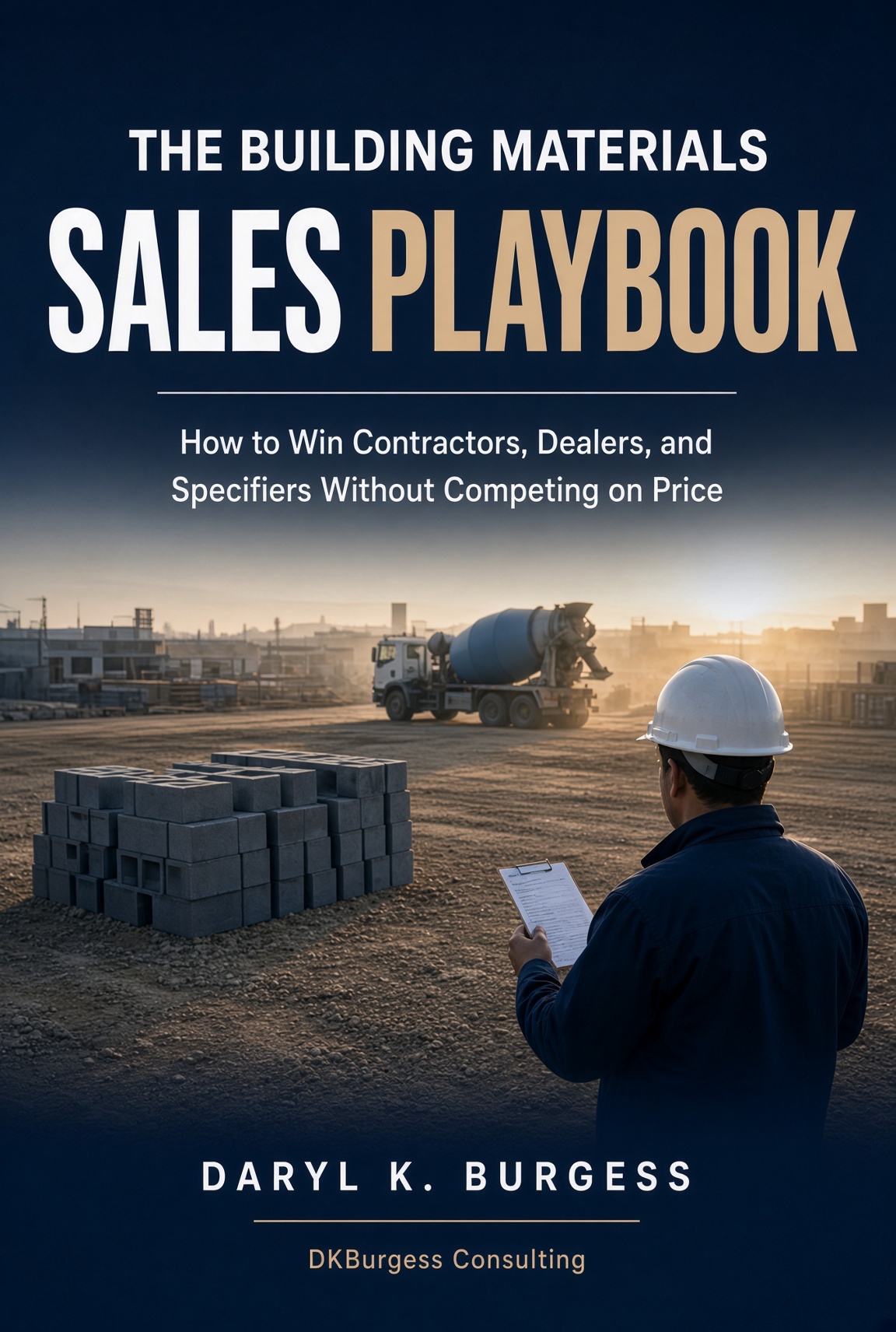 Cover of The Building Materials Sales Playbook by Daryl K. Burgess